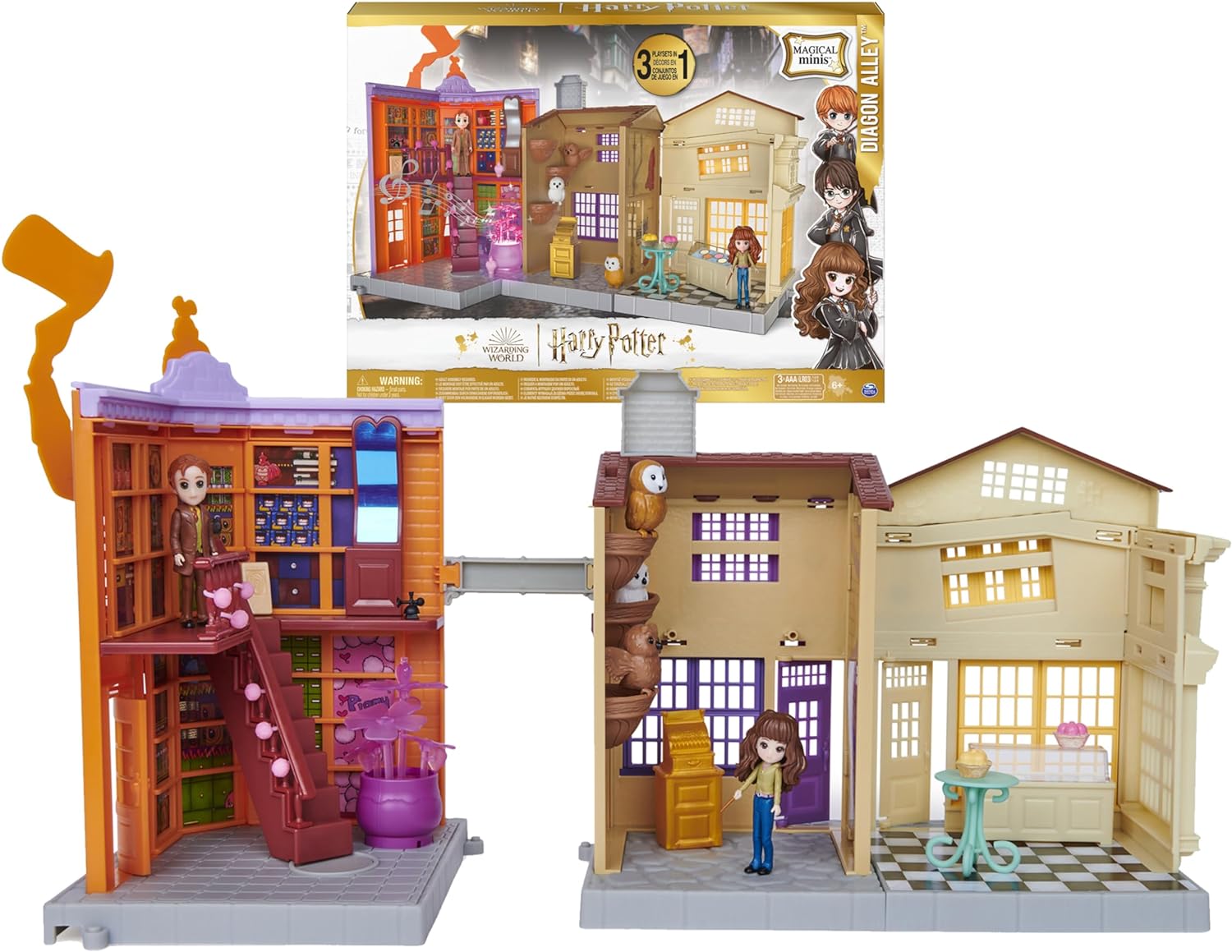 Wizarding World Harry Potter Diagon Alley (Winkelgasse) Spielset mit Licht 43236