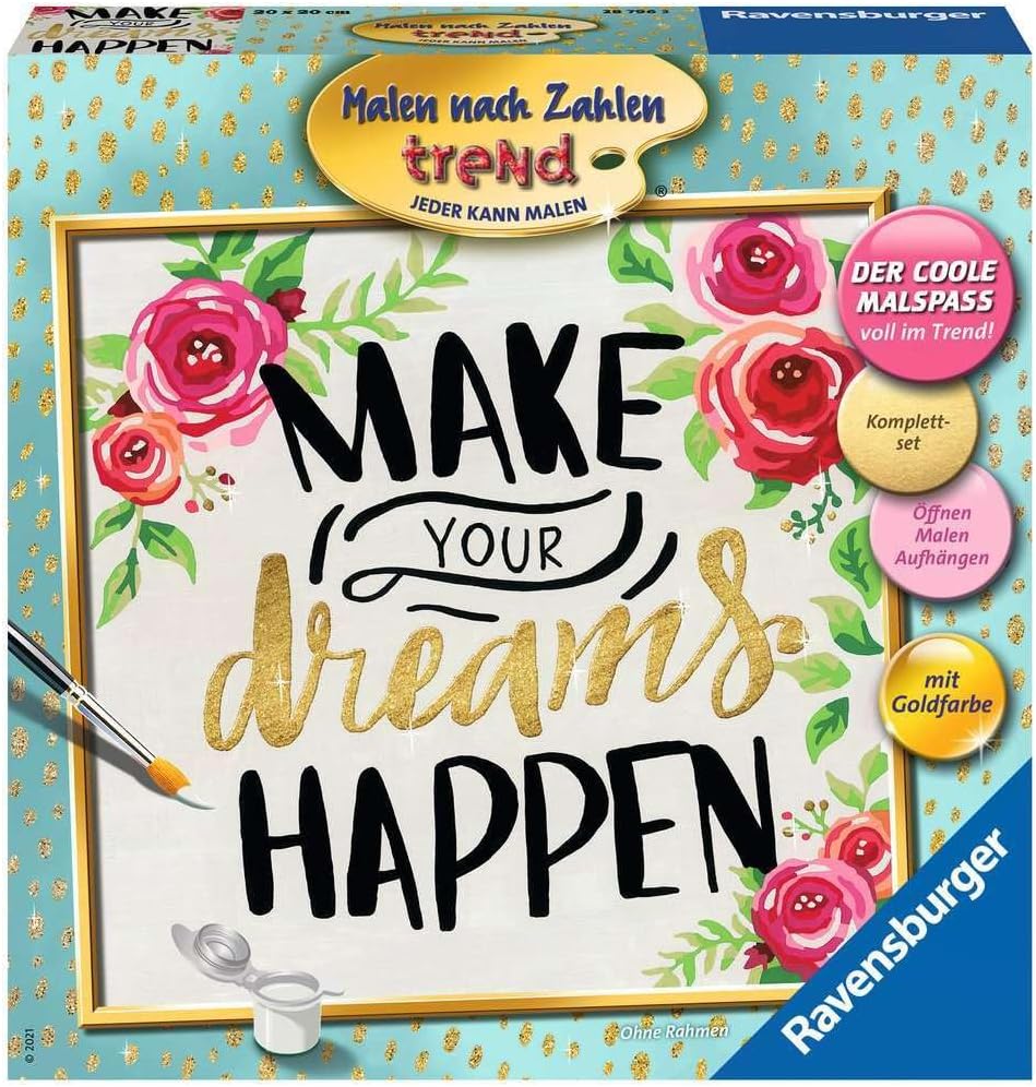 Ravensburger Malen nach Zahlen Make Your Dreams Happen 28796