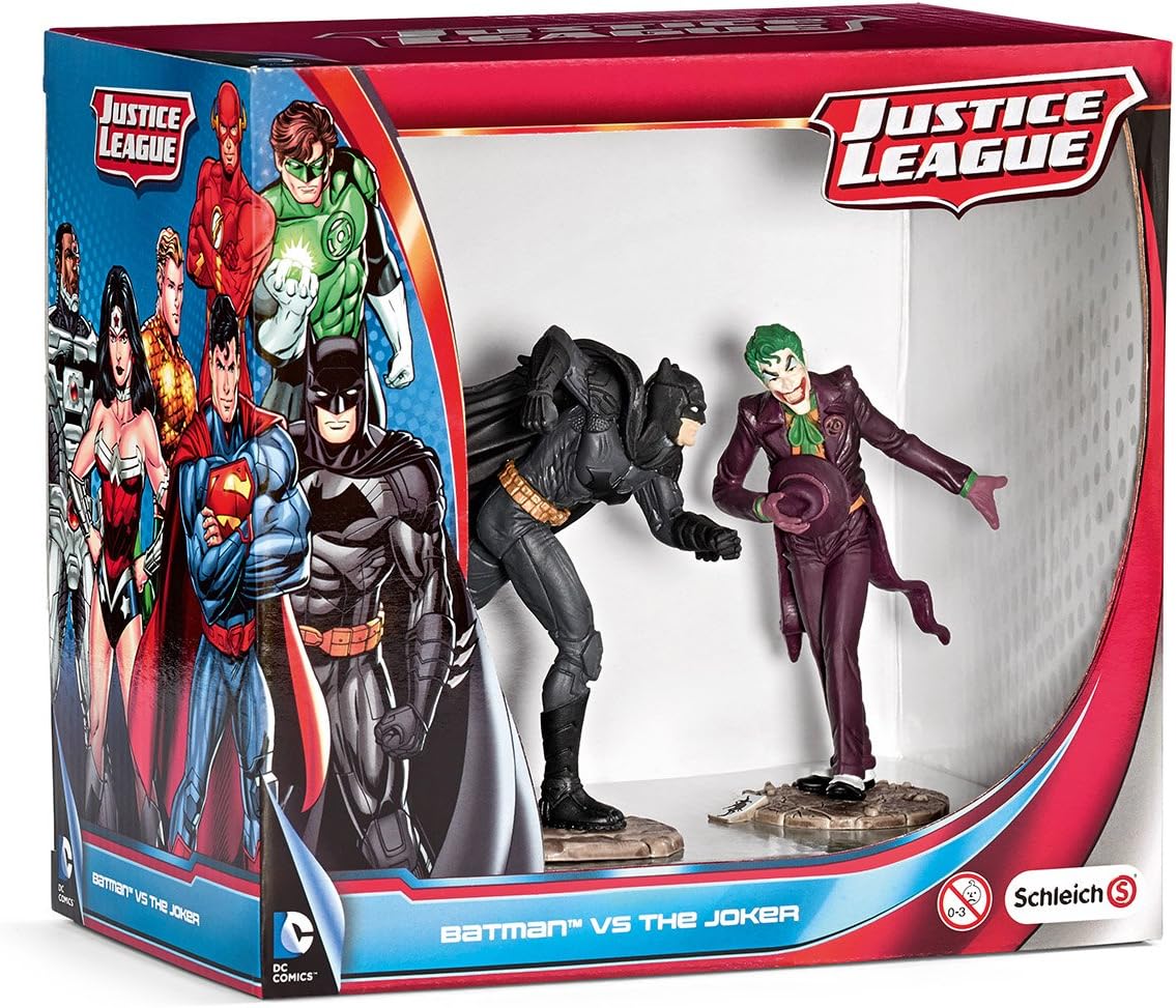 Schleich 22510 Scenery Pack Batman vs The Joker Justice League  Schleich   
