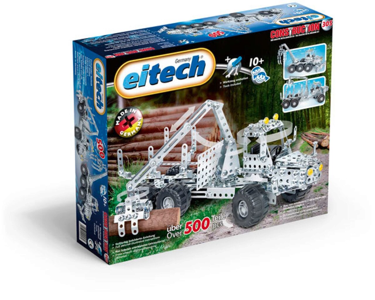 Eitech Metallbaukasten Forstfahrzeuge 00305