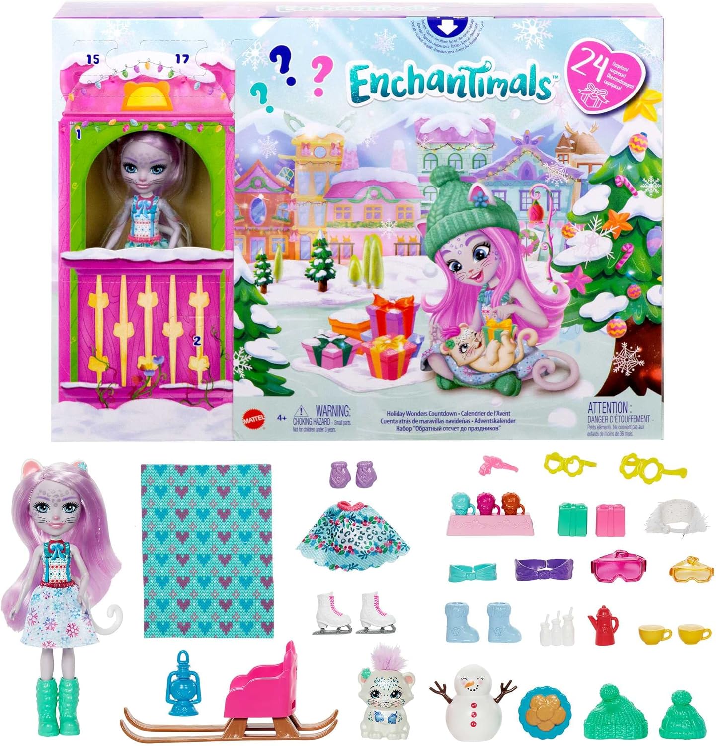 Enchantimals Weihnachtswunder Adventskalender 2022 HHC21