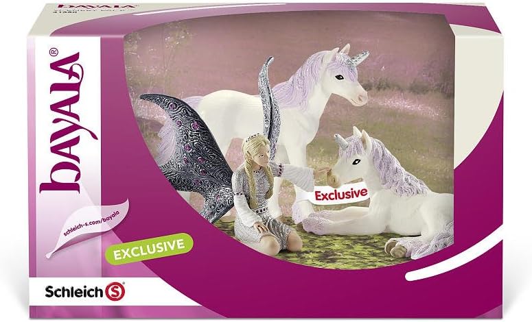 Schleich 41380 Scenery Pack "Lindariel mit Einhörnern"