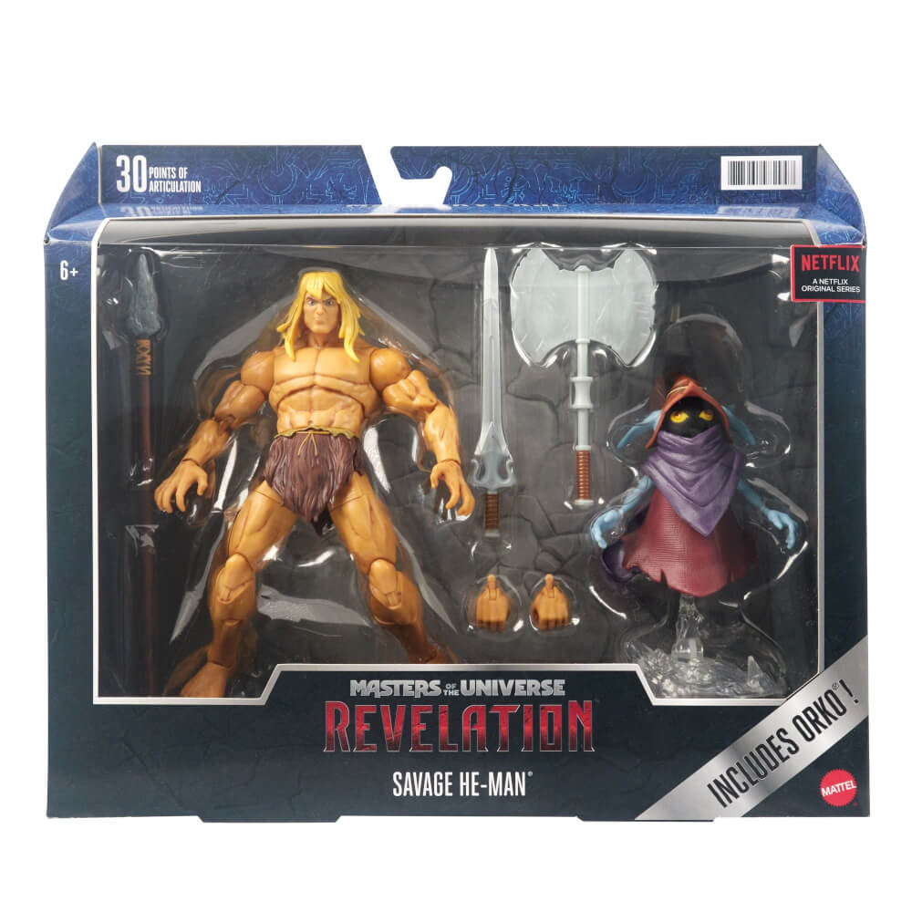 Masters of the Universe Savage He-Man inkl. Orko Masterverse Revelation Mattel GYY41