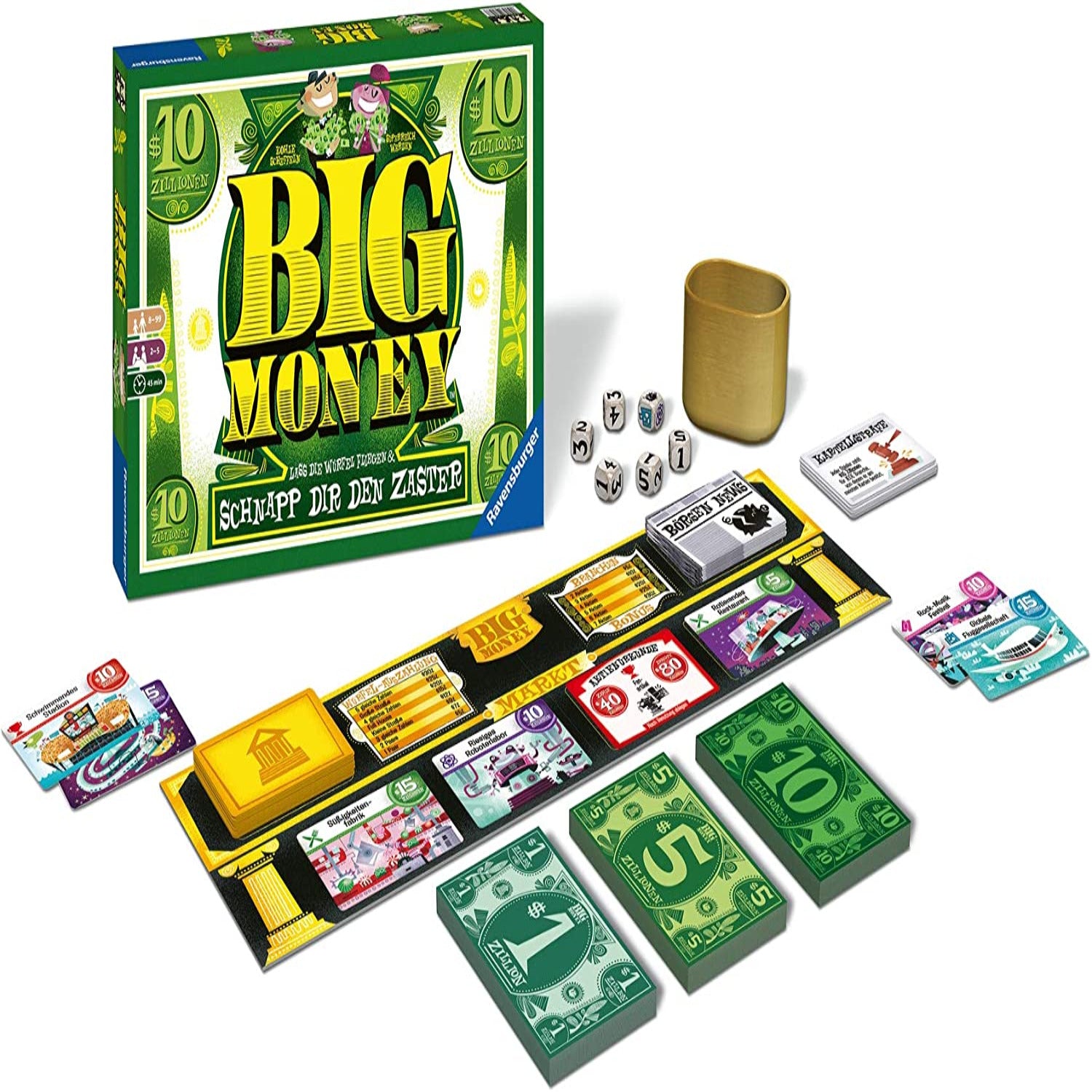 Big Money Ravensburger Würfelspiel Brettspiel  GASCHer's Spielwarenshop   