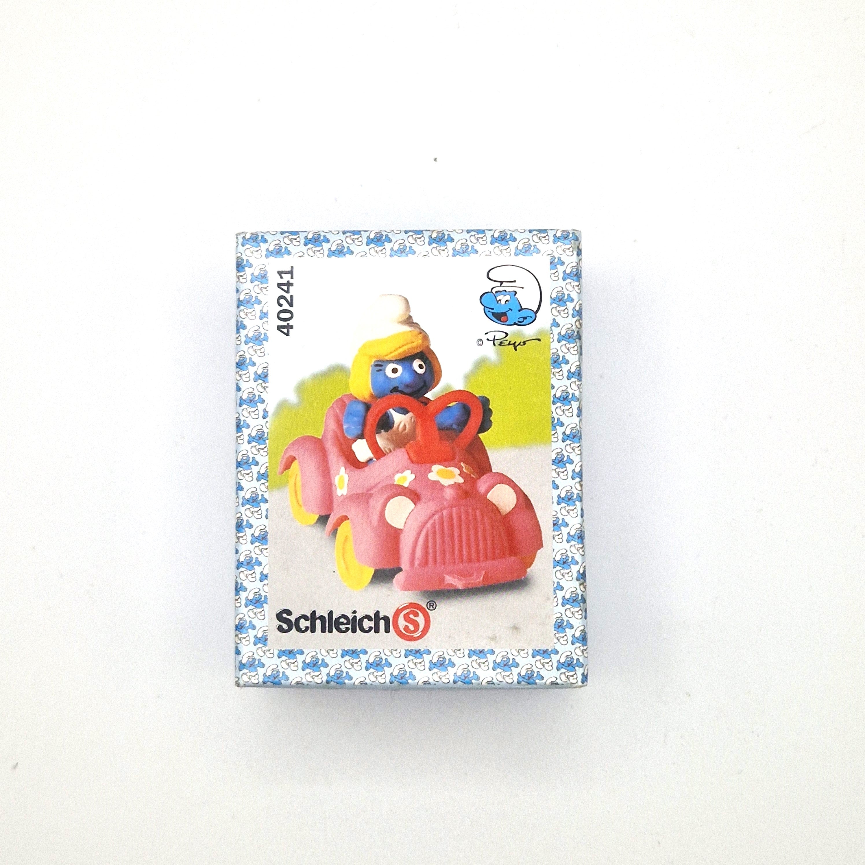 Schleich 40241 Schlumpfinchen im rosa Auto