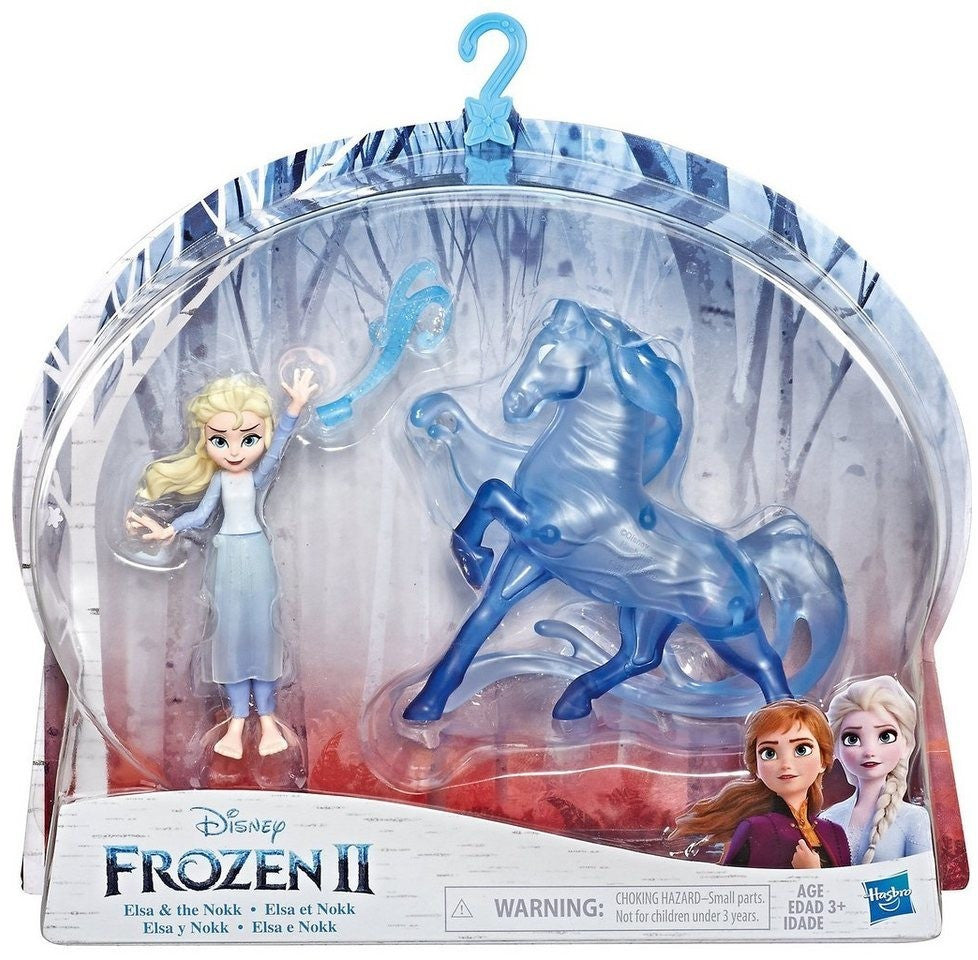 Disney Frozen 2 Elsa Fashion Doll und Nokk Figure Playset Hasbro