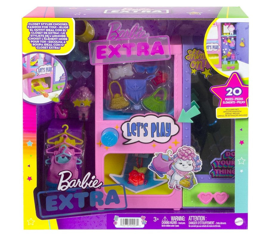 Barbie Extra Playset and Accessories Kleidungsautomat Mattel HFG75  Mattel   