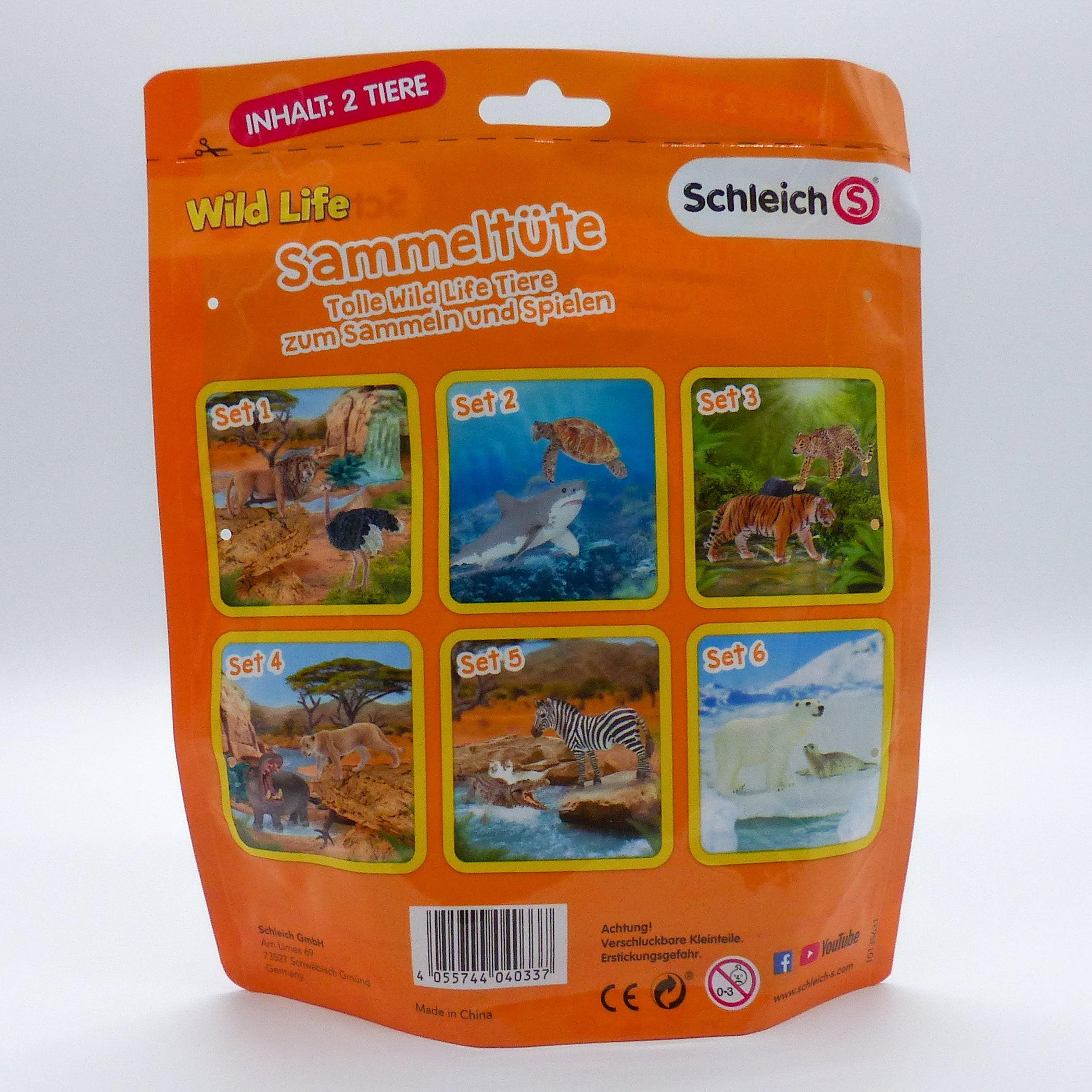 Schleich 87677 Wild Life Sammeltüte Set 5  Schleich   