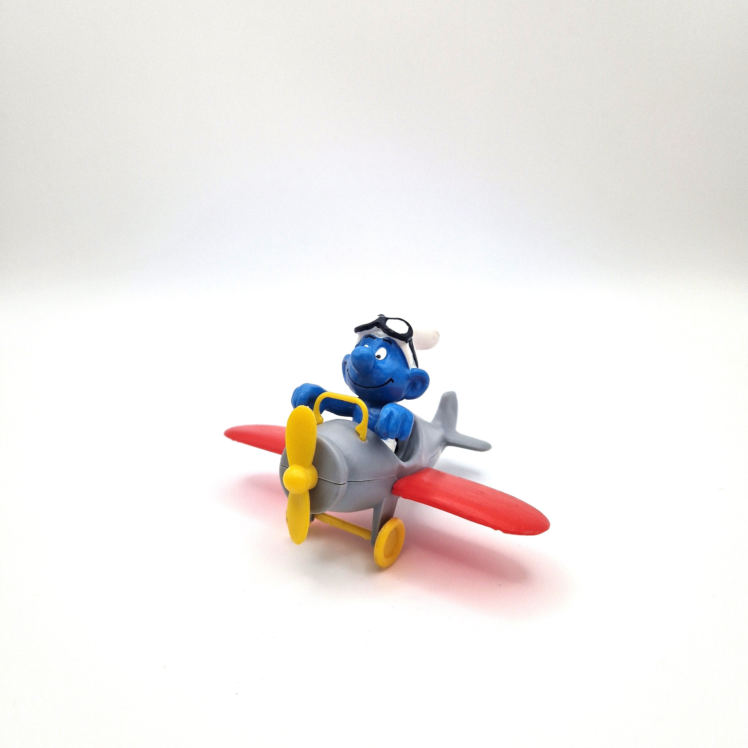 Schleich 40222 -11 Schlumpf im Flugzeug "ohne Verpackung"