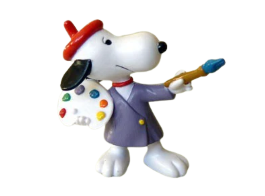 Schleich 22236 Maler Snoopy