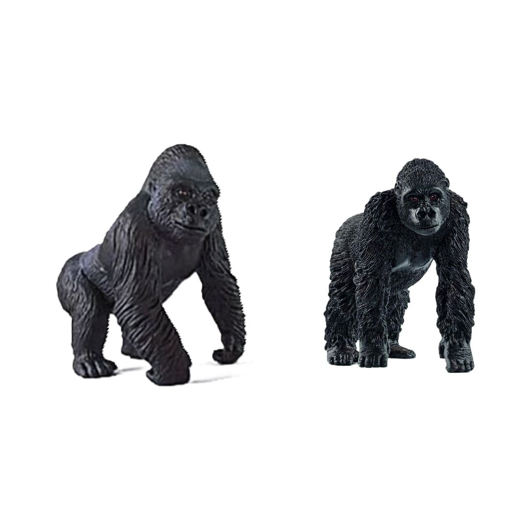 Schleich 14771 Gorilla Weibchen & 14196 Gorilla Männchen Bundle