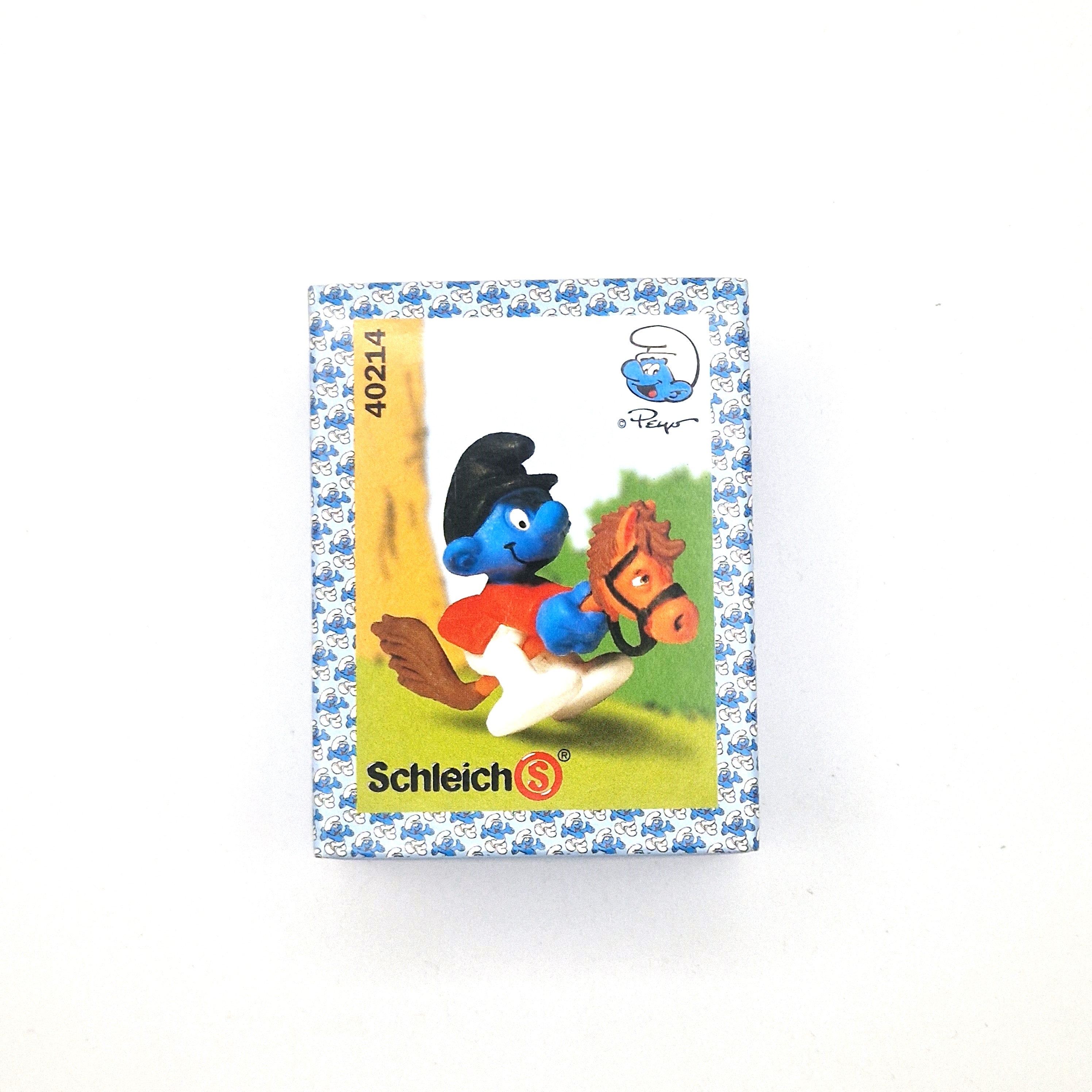 Schleich 40214 Schlumpf mit Steckenpferd