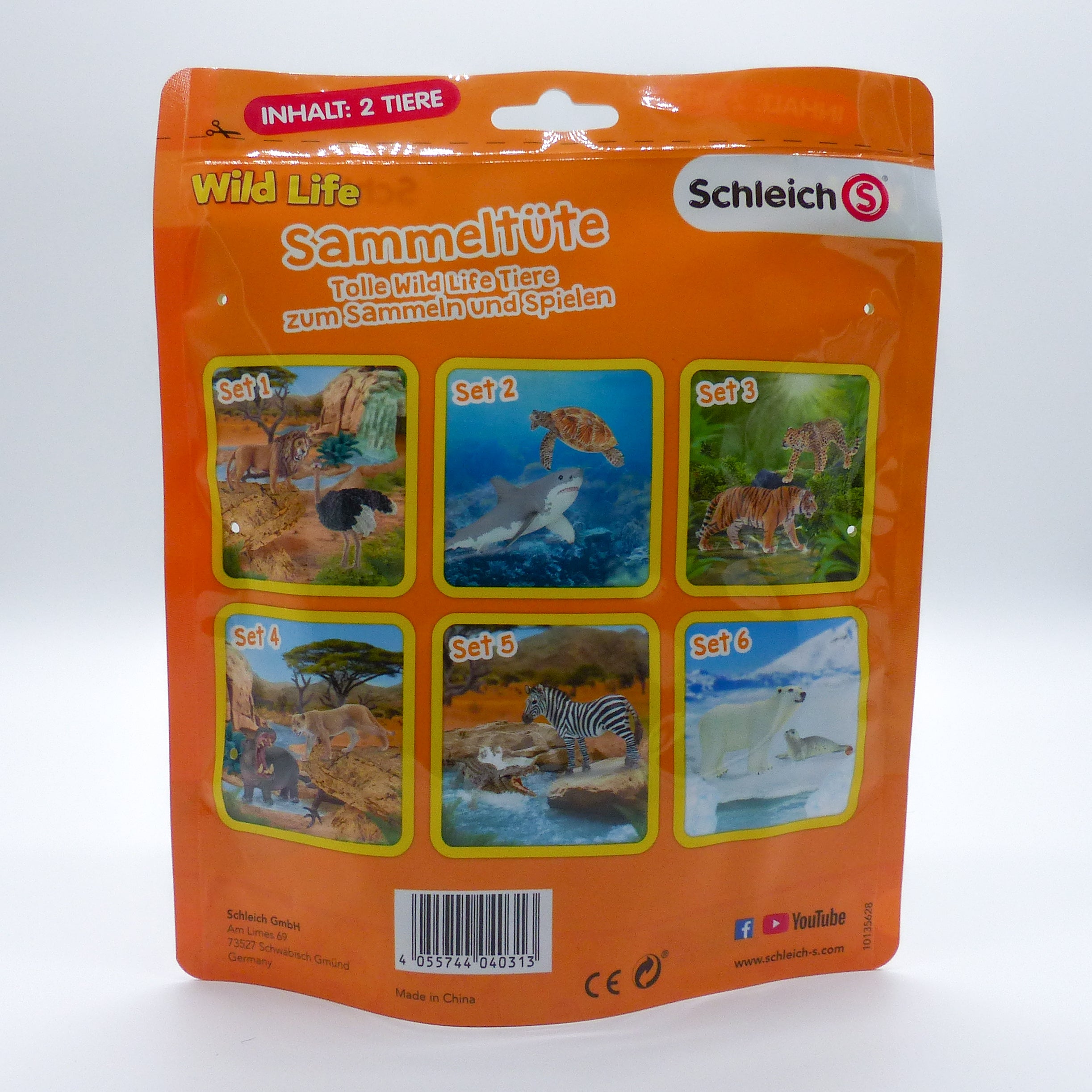 Schleich 87675 Wild Life Sammeltüte Set 3