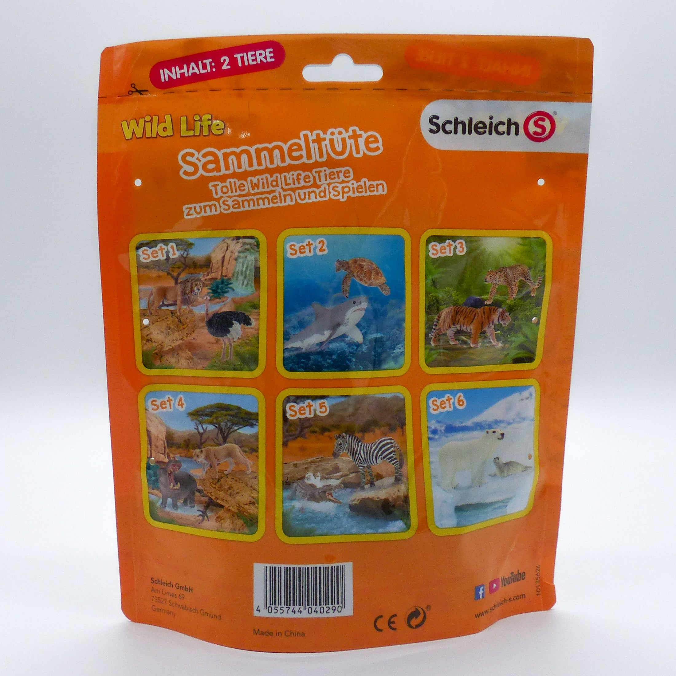 Schleich 87673 Wild Life Sammeltüte Set 1  Schleich   