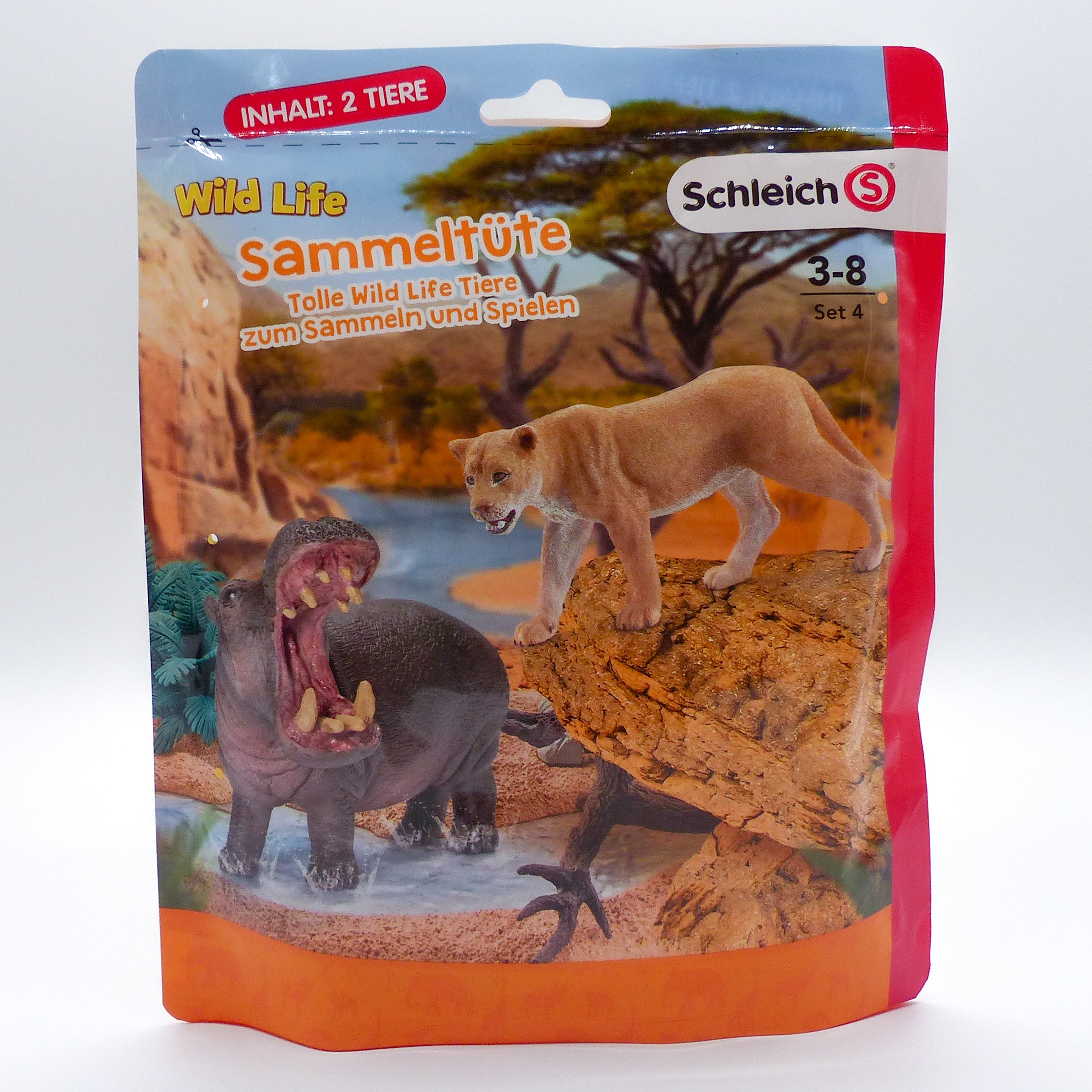 Schleich 87676 Wild Life Sammeltüte Set 4