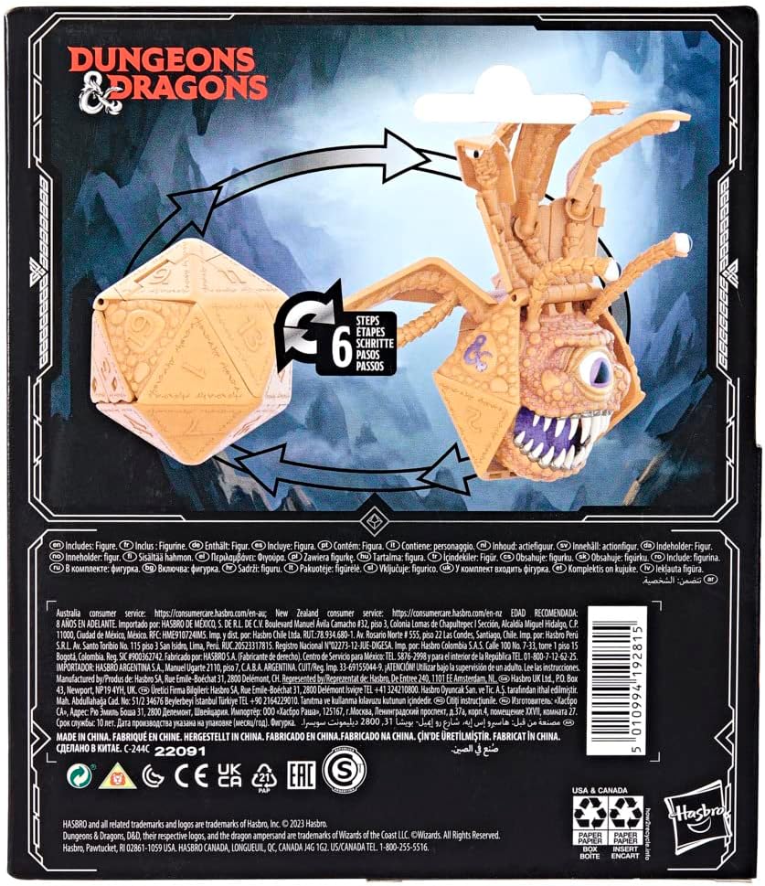 Hasbro Dungeons & Dragons Ehre unter Dieben D&D Dicelings Beholder