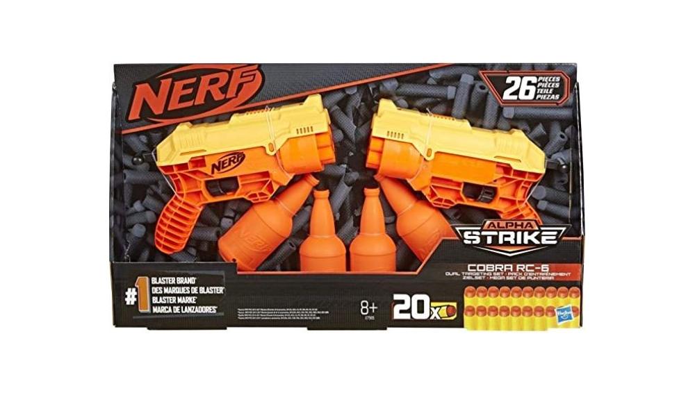 Hasbro Nerf Alpha Strike Set Cobra RC-6 Dual Zielset