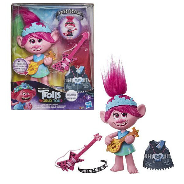 DreamWorks Trolls Pop & Rock Poppy, singende Puppe  Hasbro   