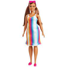 Mattel Barbie Loves the Ocean Puppe im Regenbogenkleid GRB38  Mattel   