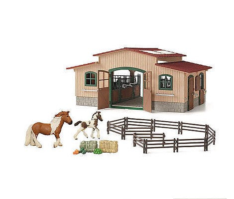 Schleich 72069 Pferdehof mit 2 Trakehnern Exclusive