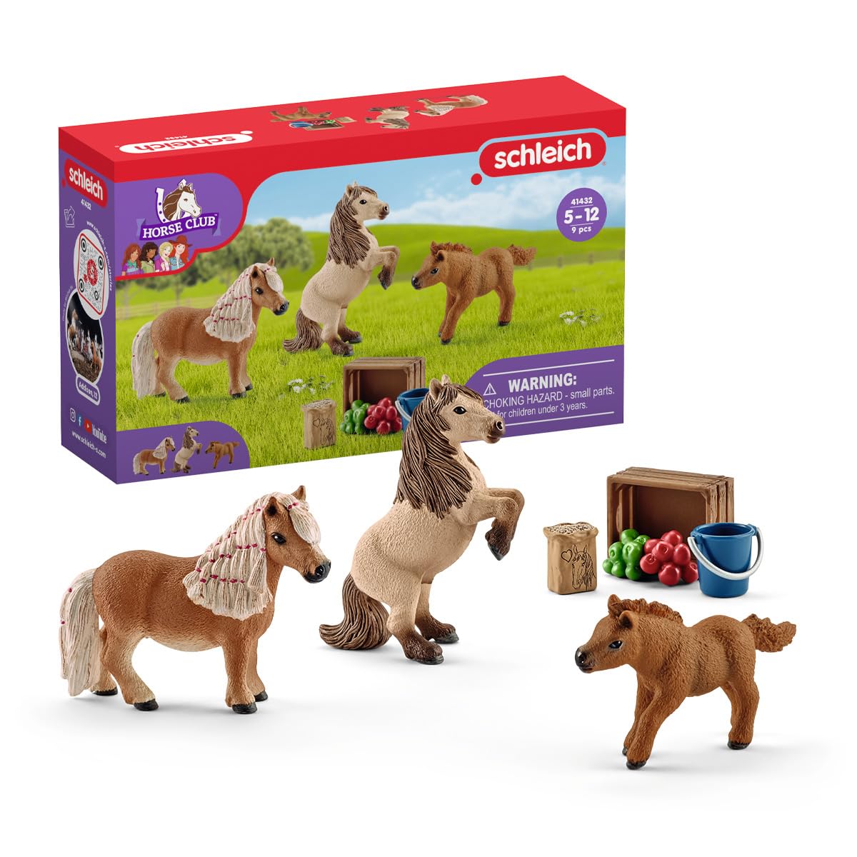Schleich 41432 Mini Shetty Familie