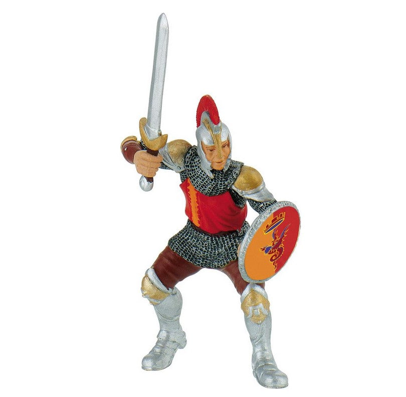 Bullyland 80765 Schwertkämpfer Ritter Rot