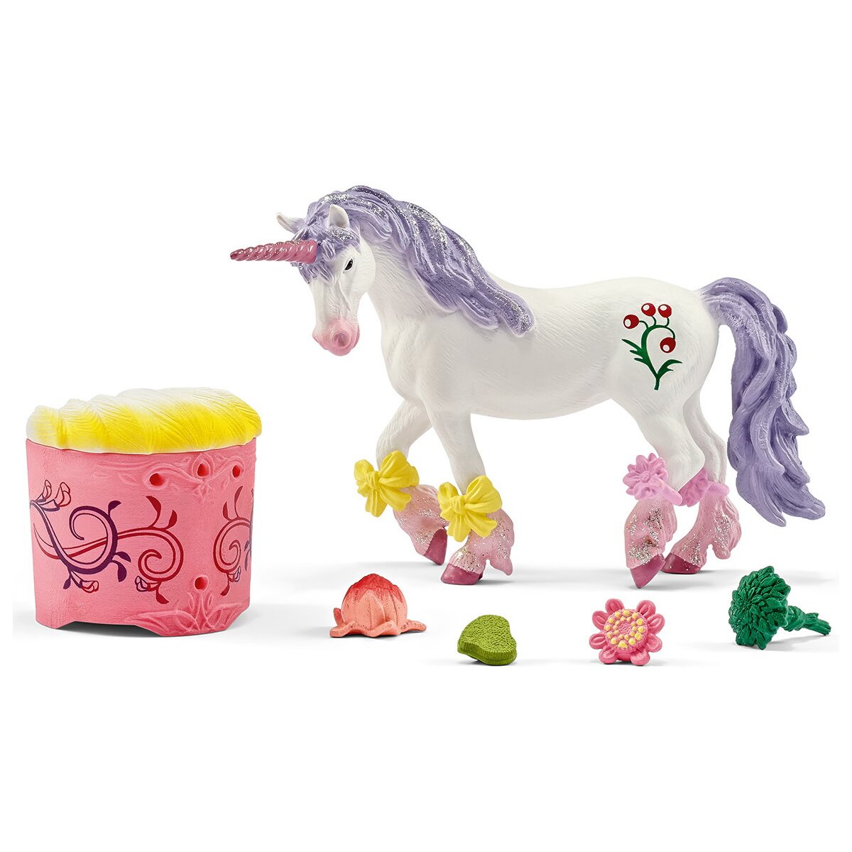 Schleich 42173 Pflege-und Futterset Einhorn und Pegasus