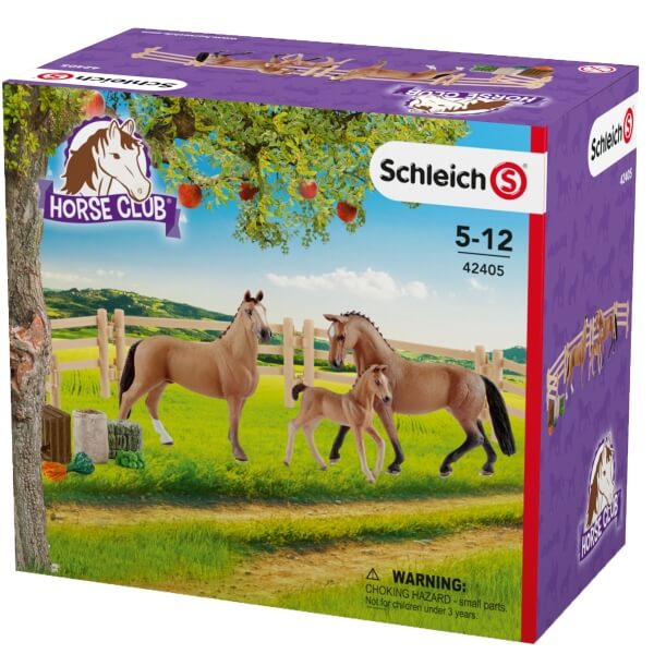 Schleich 42405 Hannoveraner Familie auf der Weide