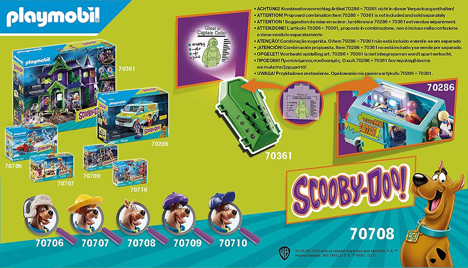 Playmobil 70708 Scooby-Doo Abenteuer mit Ghost of Captain Cutler