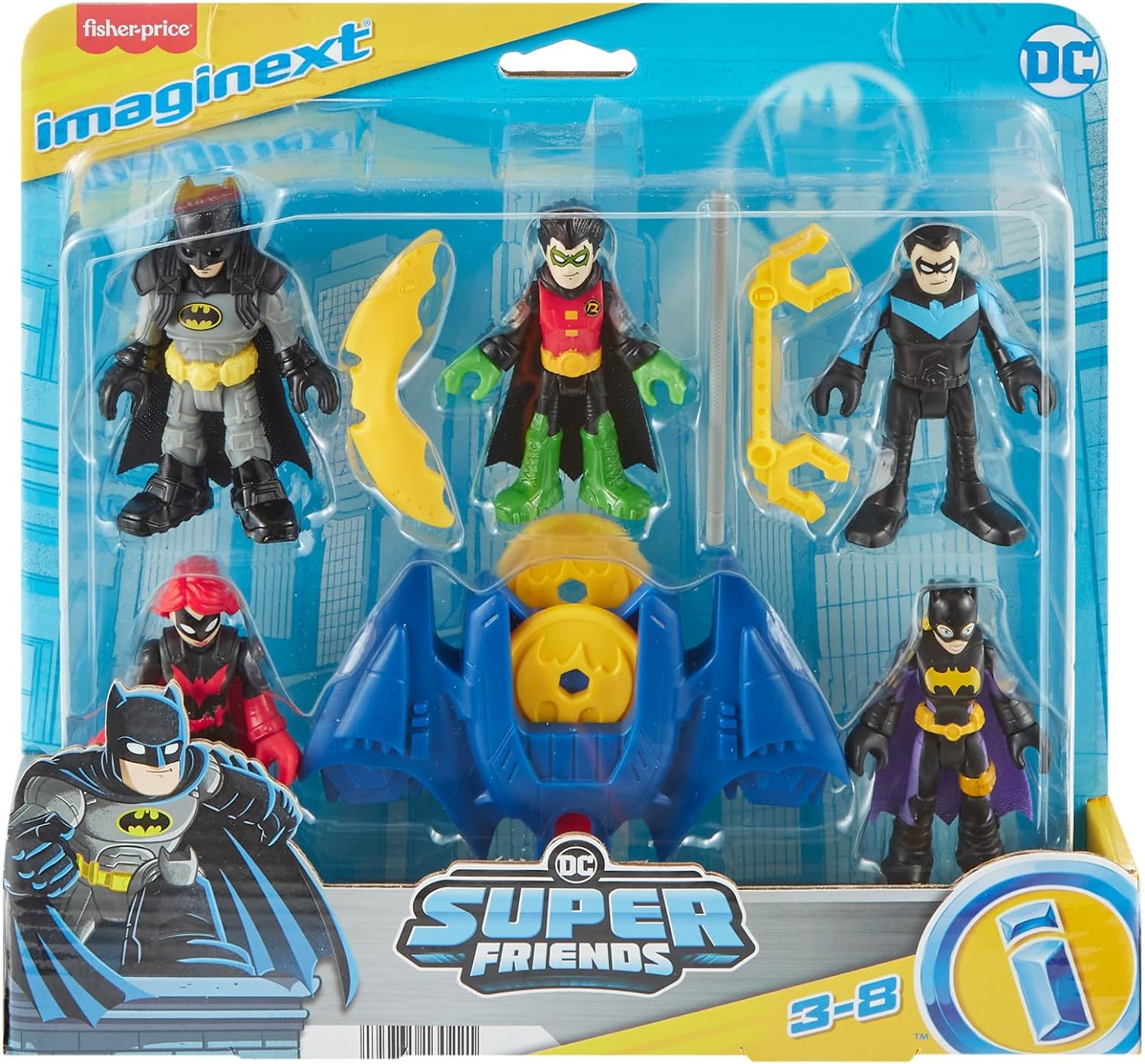 Imaginext DC Super Friends Batman Familien-Multipack  Fisher-Price   