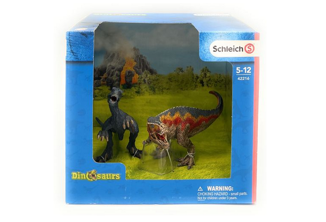 Schleich 42216 T-Rex und Velociraptor