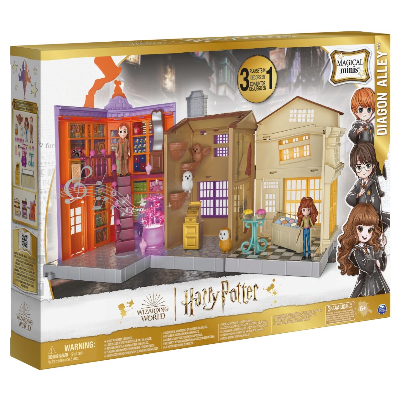 Wizarding World Harry Potter Diagon Alley (Winkelgasse) Spielset mit Licht 43236