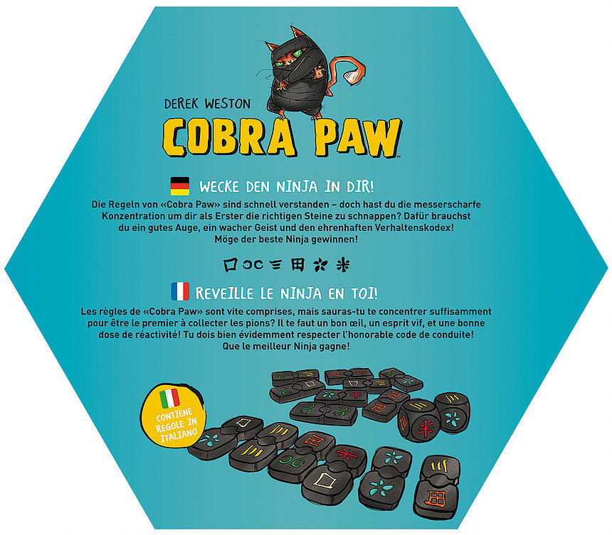 Cobra Paw Familienspiel Geschicklichkeitsspiel 2-6 Spieler  Bananagrams   