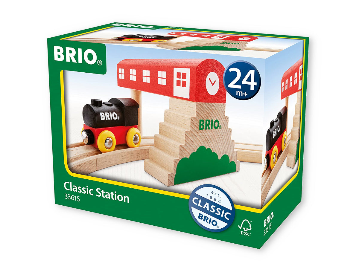 Brio Classic Station/Bahnhof Eisenbahnset 33615  BRIO   