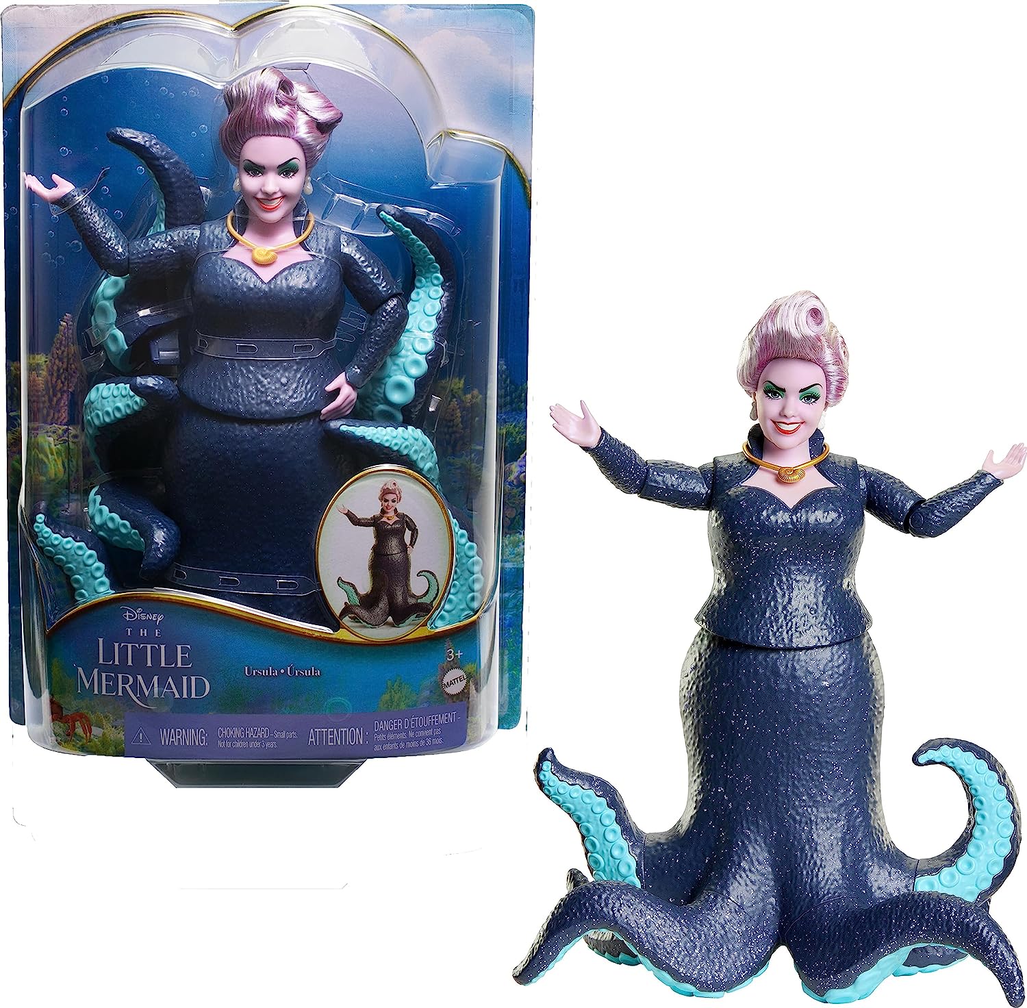 Disney The Litlle Mermaid Ursula Mattel HLX12  Mattel   