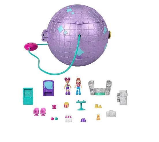 Polly Pocket Doppelspaß Rollschuhdisco Schatulle Mattel HCG24