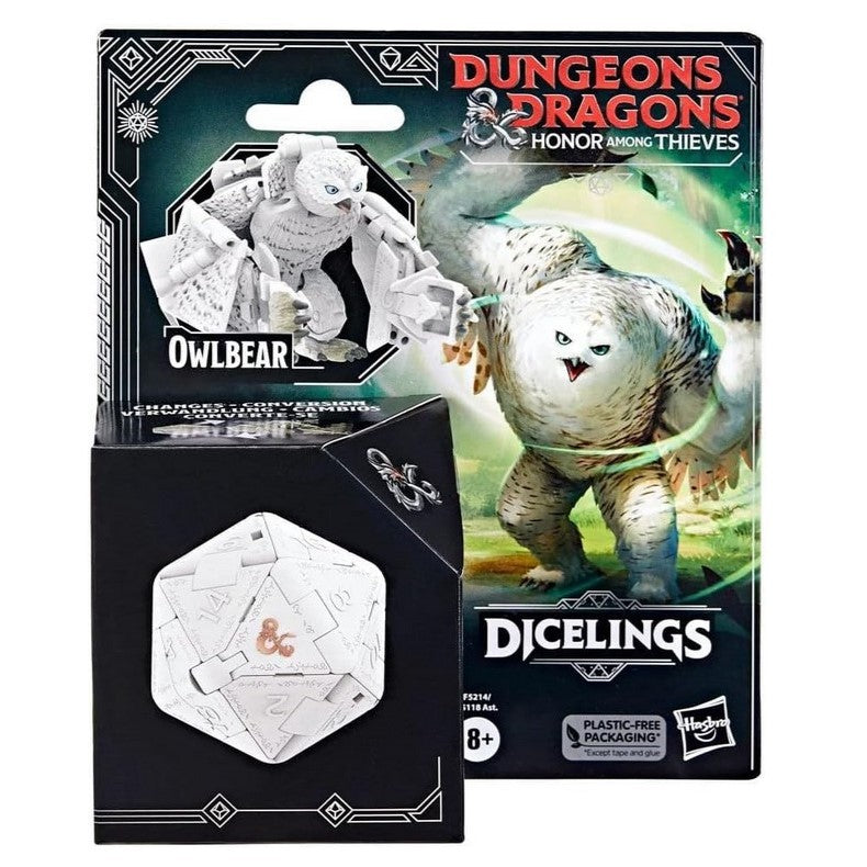 Hasbro Dungeons & Dragons Ehre unter Dieben D&D Dicelings Weißer Eulenbär