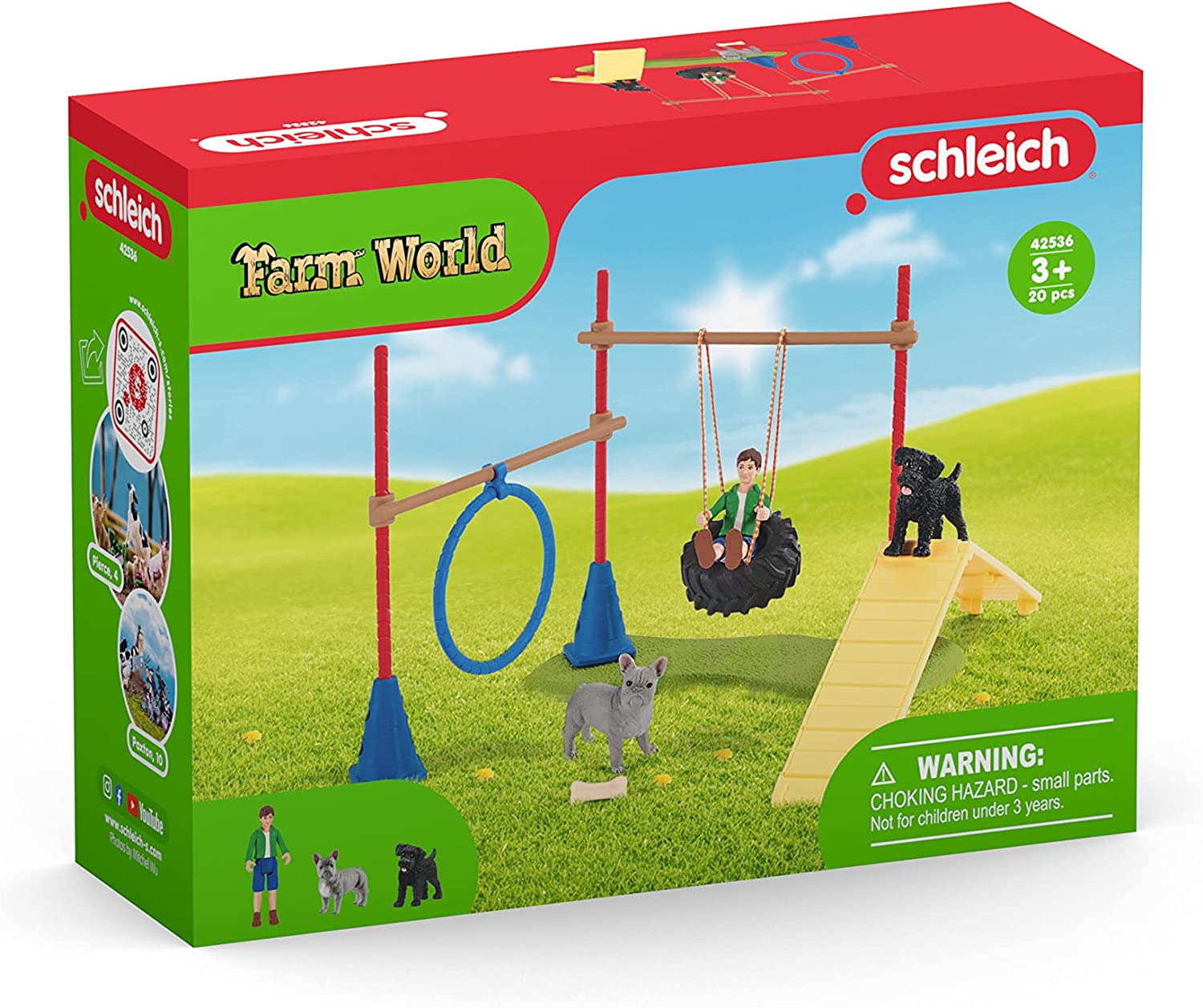 Schleich 42536 Spielspaß für Hunde