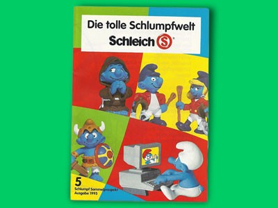 Schleich Schlumpfkatalog 1995  gaschers   