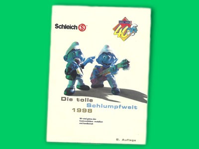 Schleich Schlumpfkatalog 1998  gaschers   